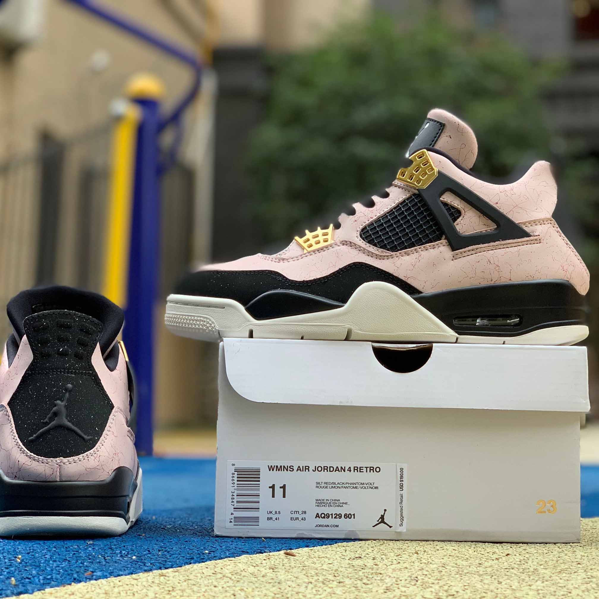 Jordan AJ4 Silt Red AJ4 AQ9129-601 - 