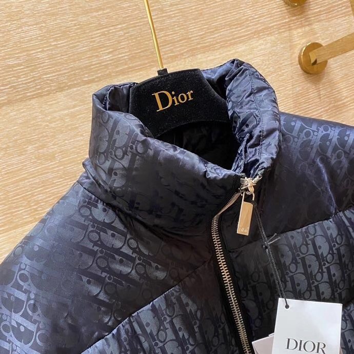 Dior Oblique Print Down Puffer Jacket - PerfectKickZ