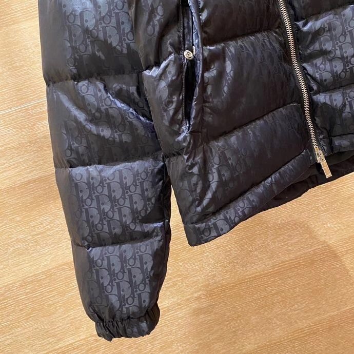 Dior Oblique Print Down Puffer Jacket - PerfectKickZ