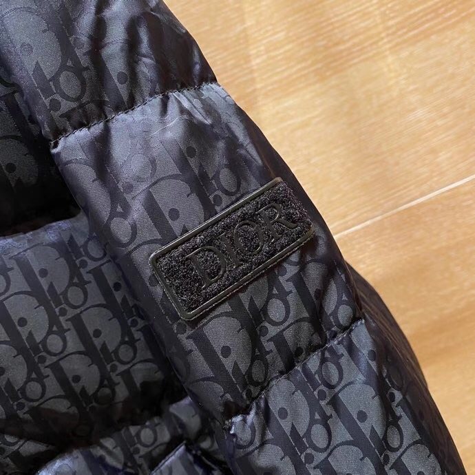 Dior Oblique Print Down Puffer Jacket - PerfectKickZ