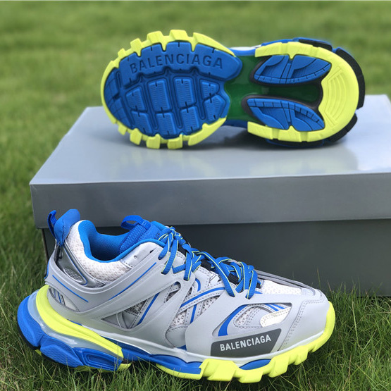 Track Sneakers "Blue/Yellow/Grey"  - PerfectKickZ