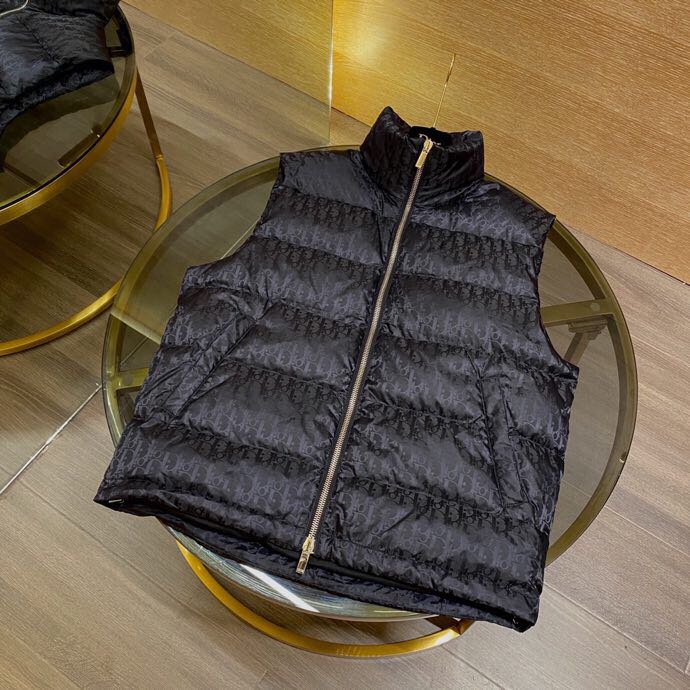 Dior Oblique Sleeveless Down Jacket - PerfectKickZ
