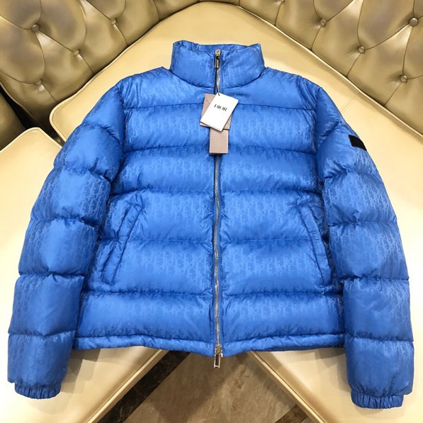 Dior Oblique Print Down Puffer Jacket - PerfectKickZ