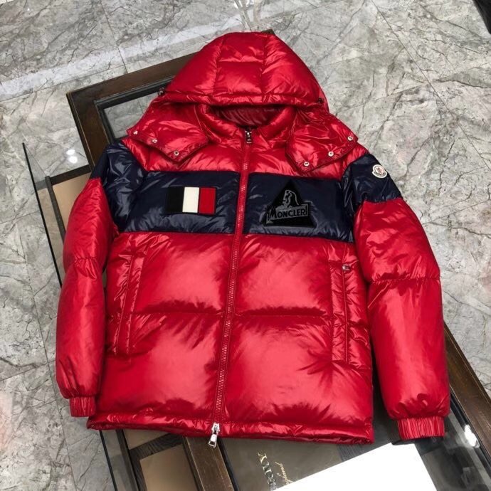 Moncler Logo Patch Padded Jacket - PerfectKickZ