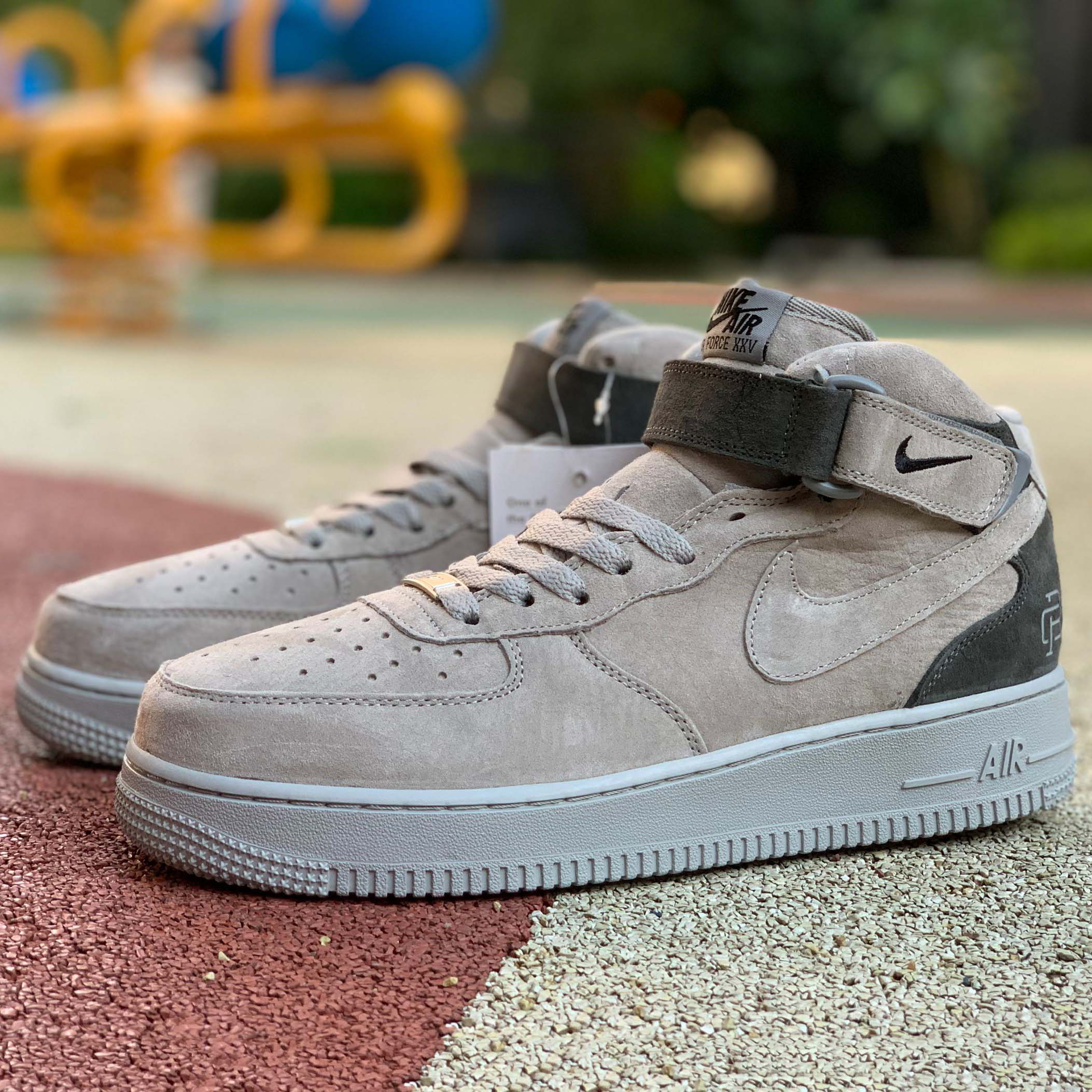 Nike Air Force 1 Mid Classic Dark Grey 807618-200 - PerfectKickZ