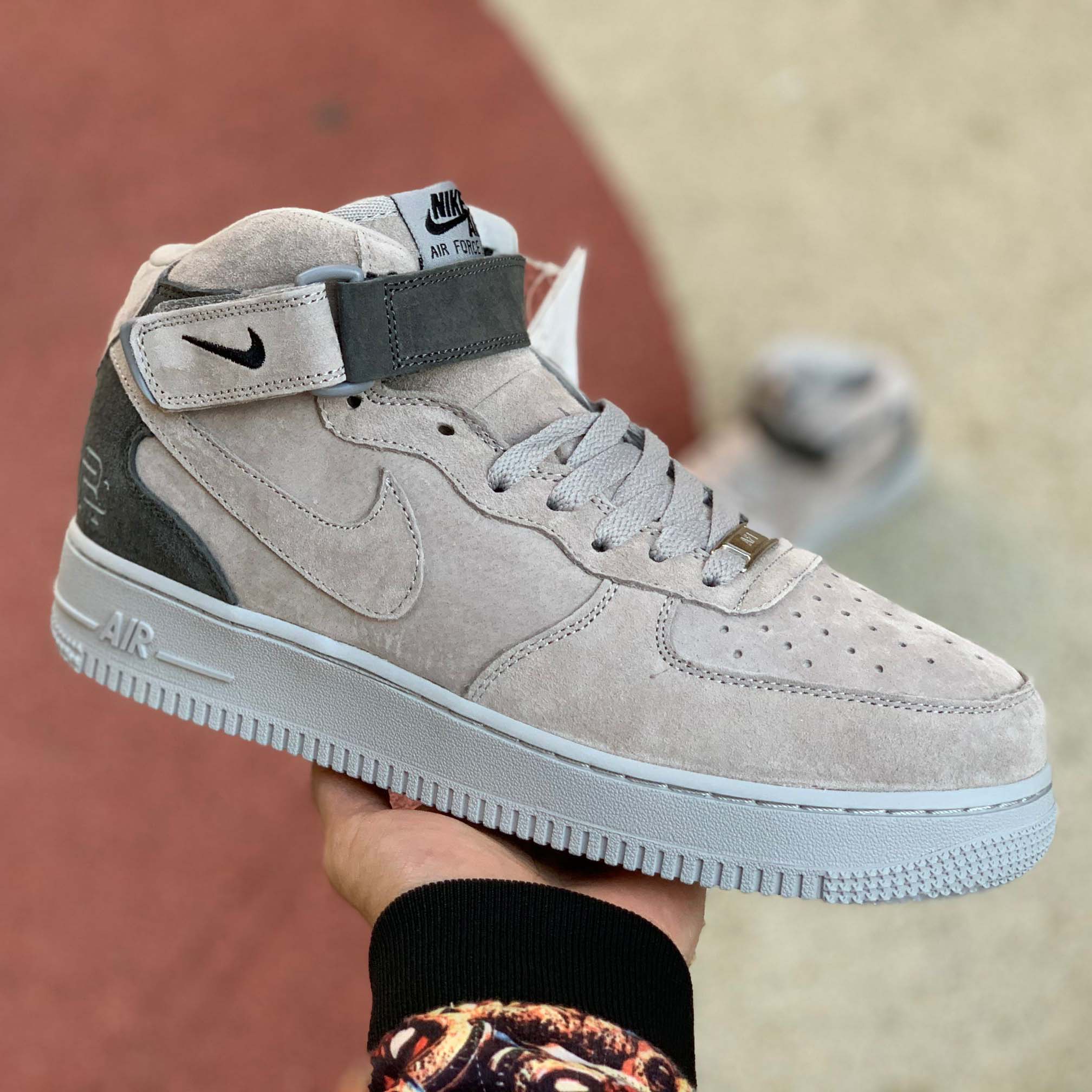 Nike Air Force 1 Mid Classic Dark Grey 807618-200 - PerfectKickZ