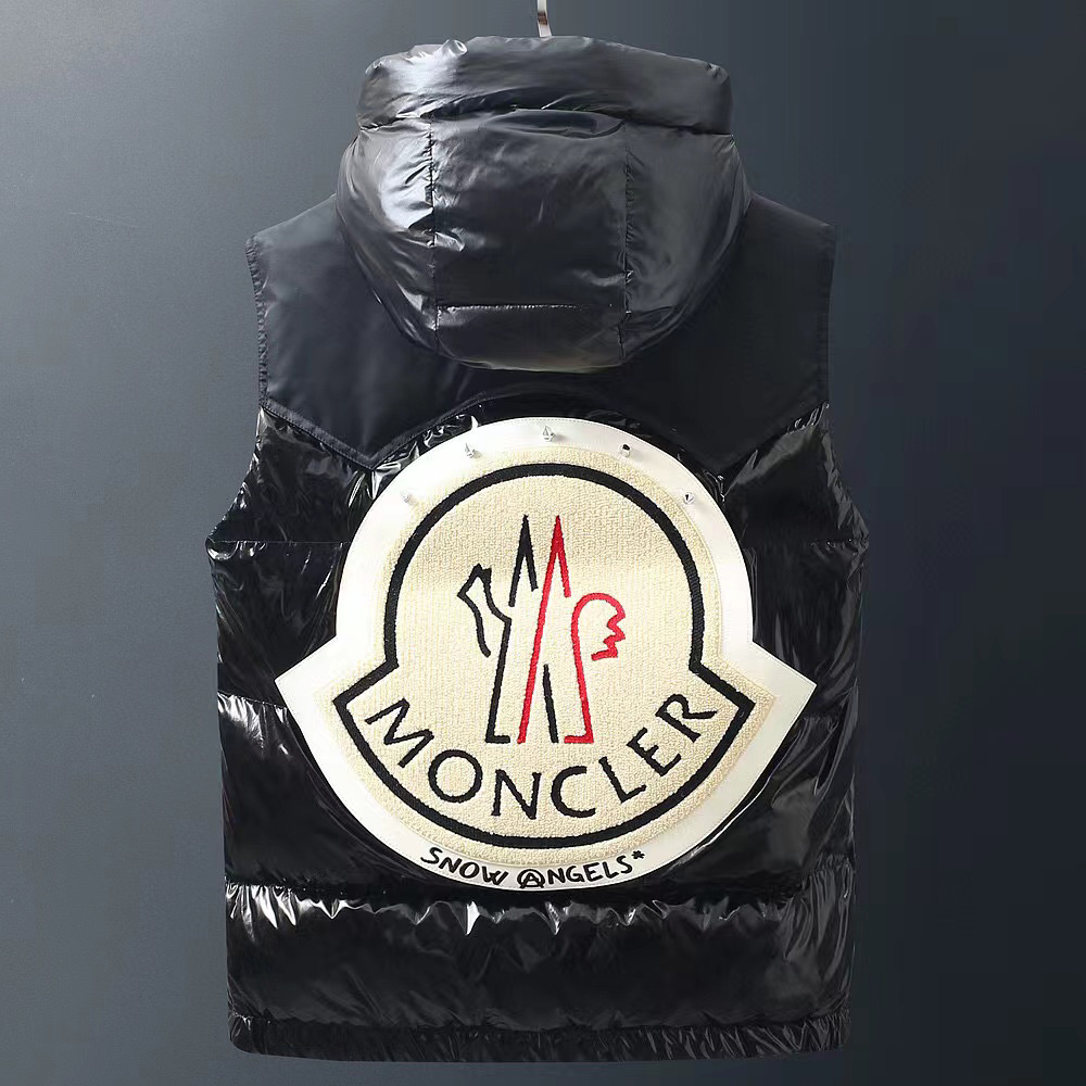 Moncler Black Down Ghany Vest - PerfectKickZ