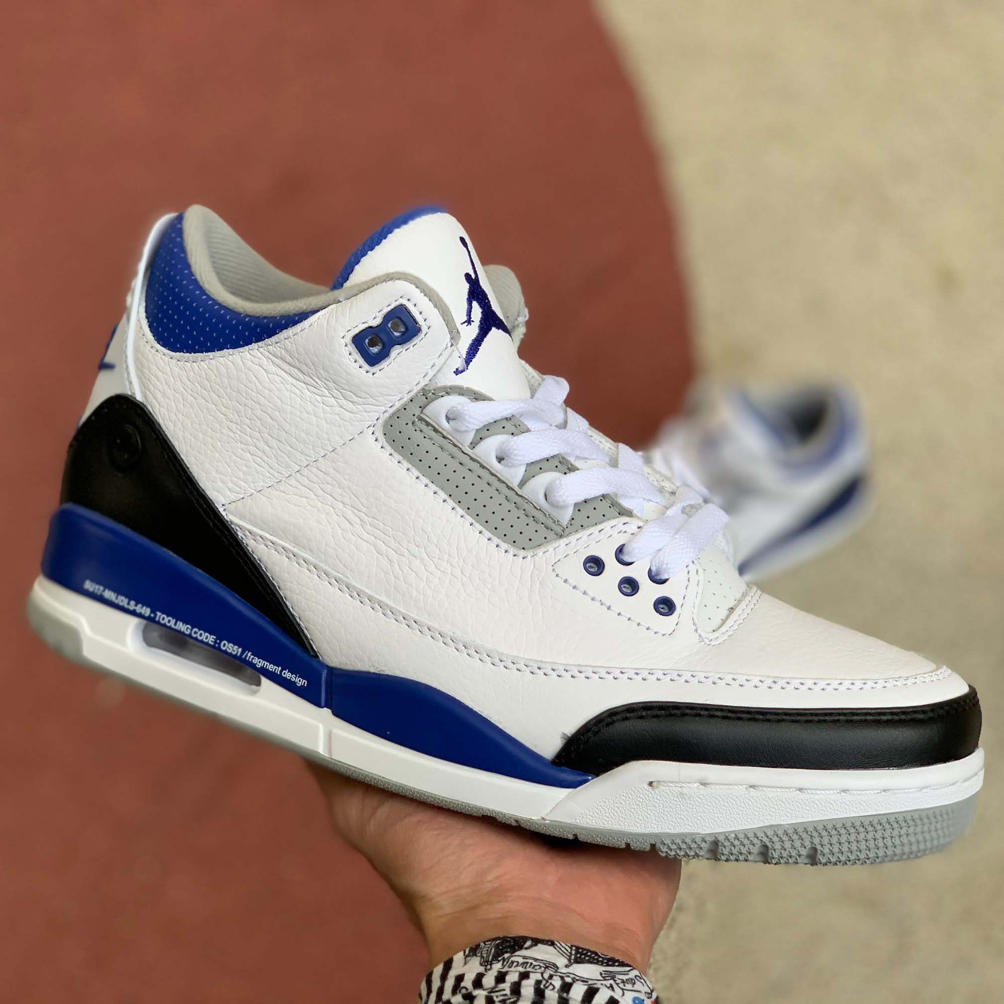 Jordan  Fragment X Air 3 White/Royal Blue-Black DA3595-040 - PerfectKickZ