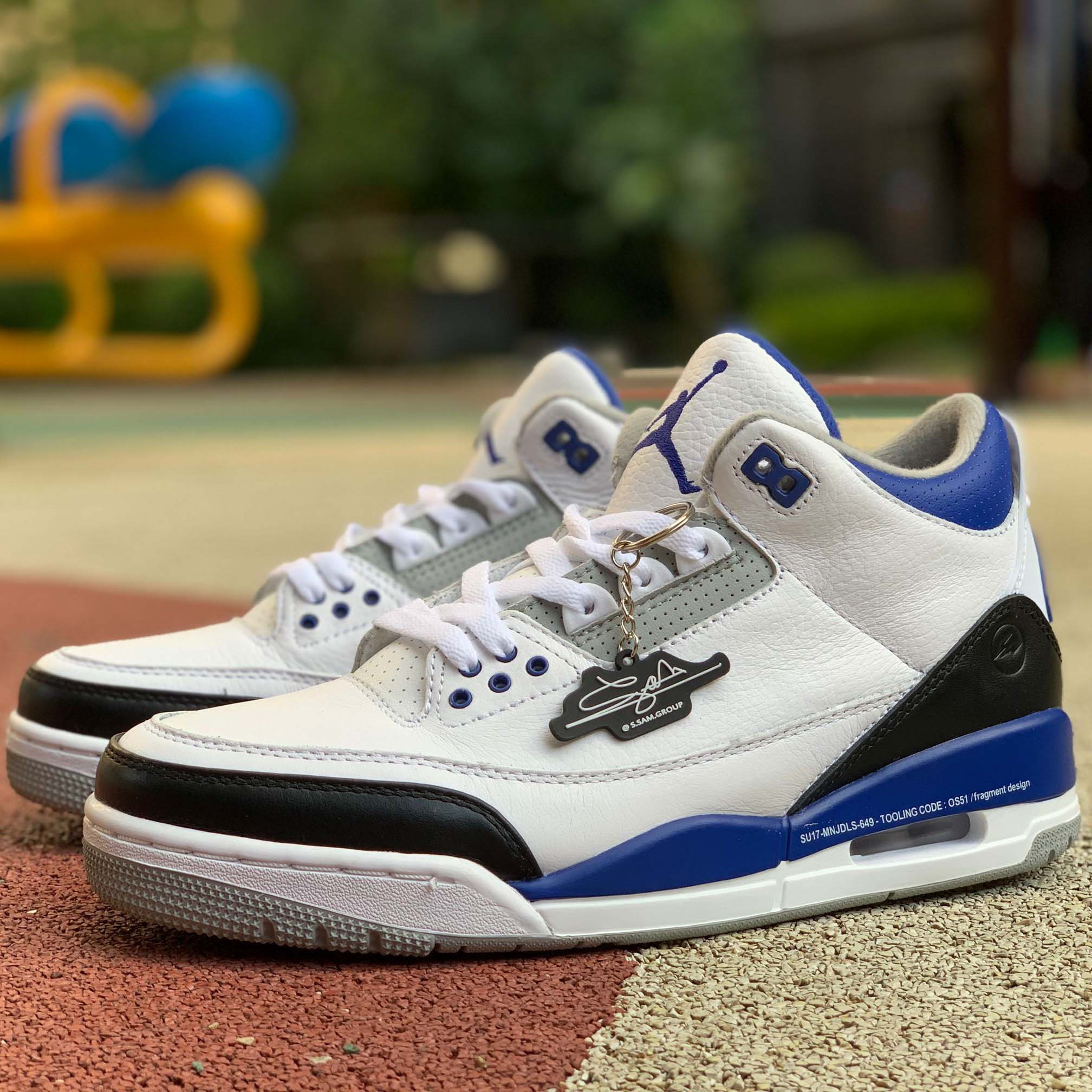 Jordan  Fragment X Air 3 White/Royal Blue-Black DA3595-040 - PerfectKickZ