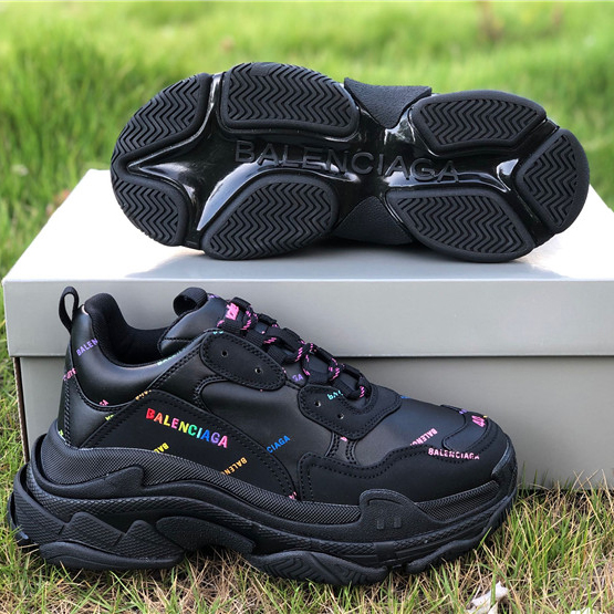 Balenciaga Allover Logo Triple S Sneaker - PerfectKickZ