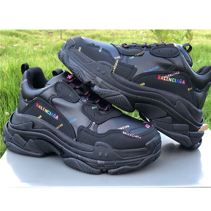 Balenciaga Allover Logo Triple S Sneaker - PerfectKickZ