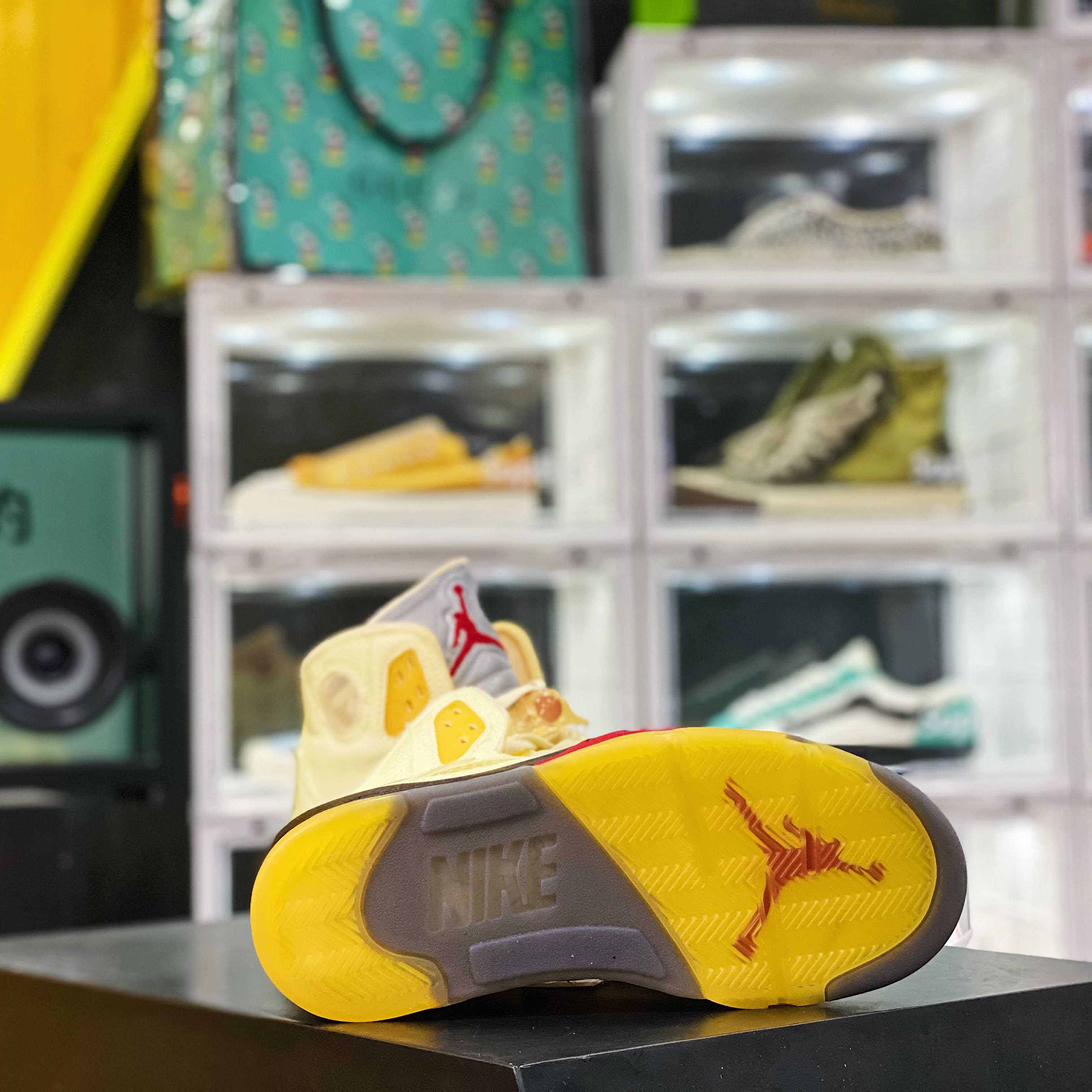 Jordan Air Retro 5 Sail OW DH8565-100 - PerfectKickZ