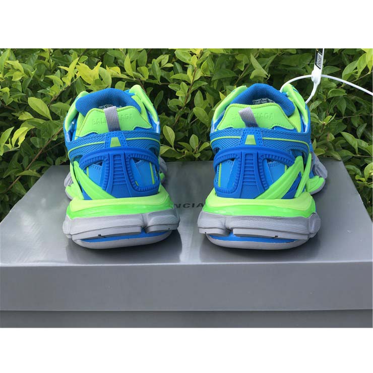 Balenciaga Blue & Green Track.2 Sneakers - PerfectKickZ