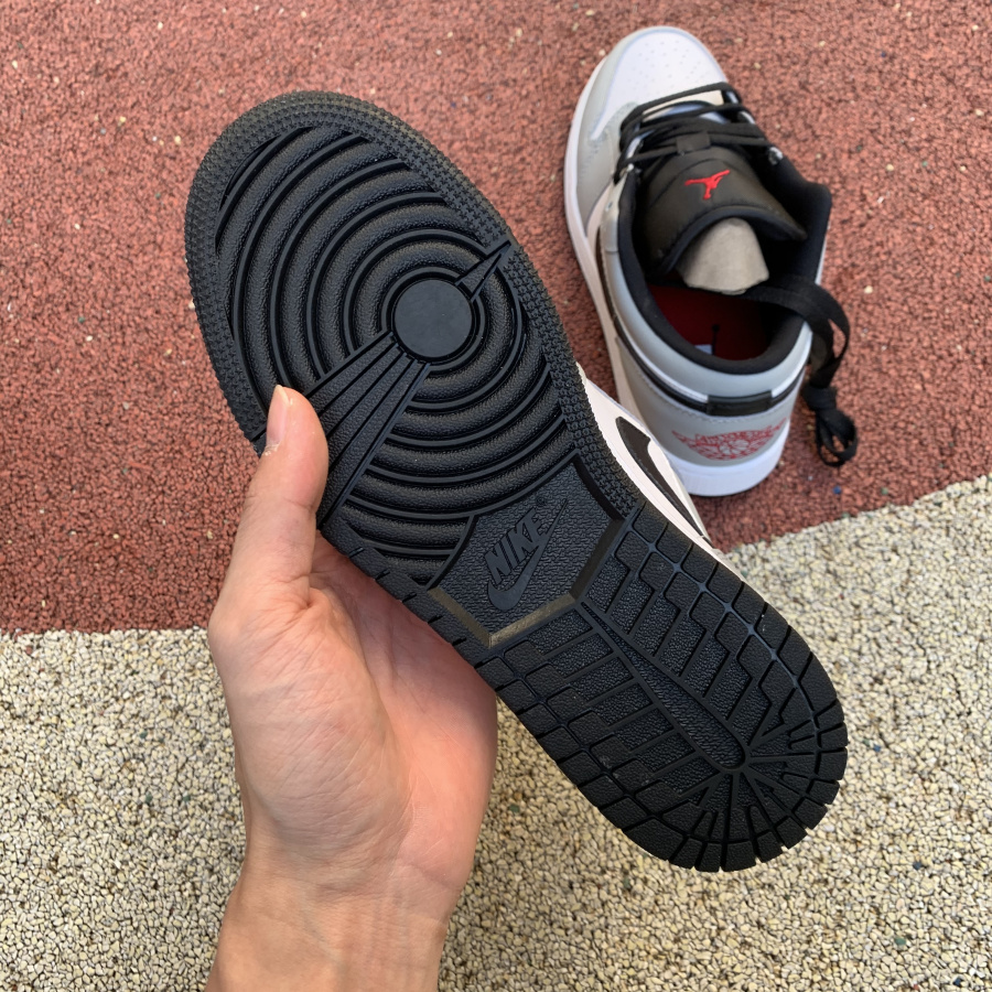 Jordan Air 1 Low GS Light Smoke Grey - PerfectKickZ