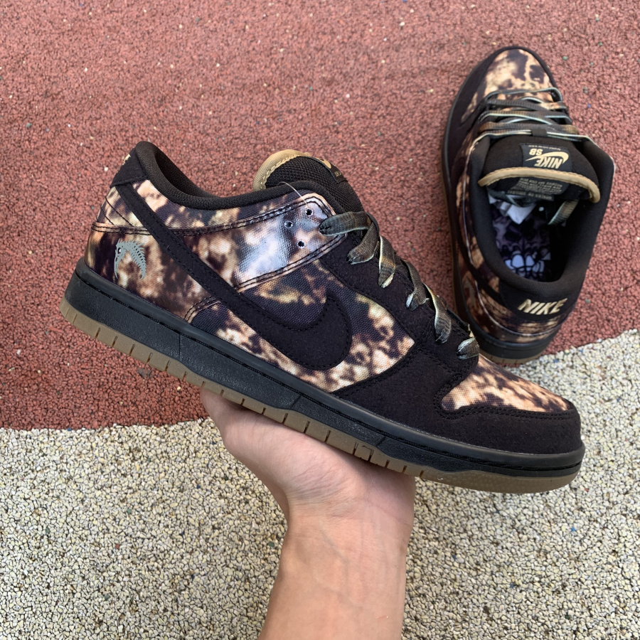 Nike Dunk SB Low Pushead Premium Pushead 2 Black/Black-Filbert 2020 Newest 536356-002 - 