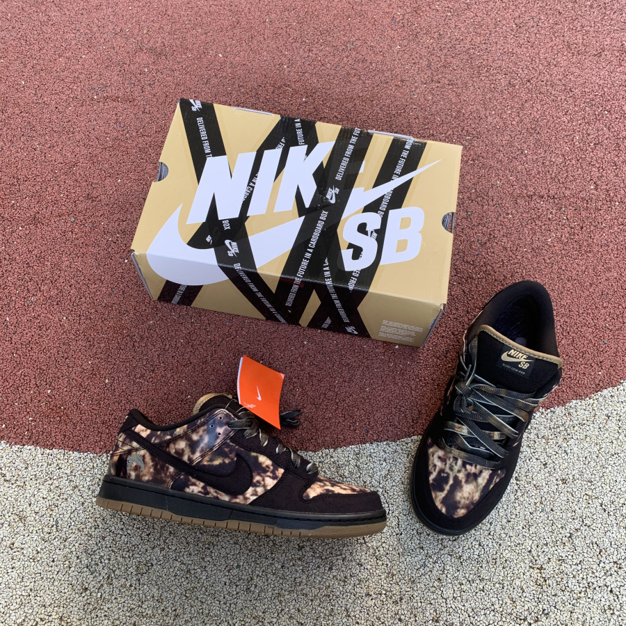 Nike Dunk SB Low Pushead Premium Pushead 2 Black/Black-Filbert 2020 Newest 536356-002 - 