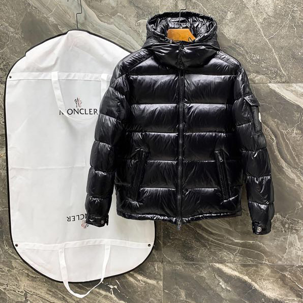 Moncler Black Down Jacket - 