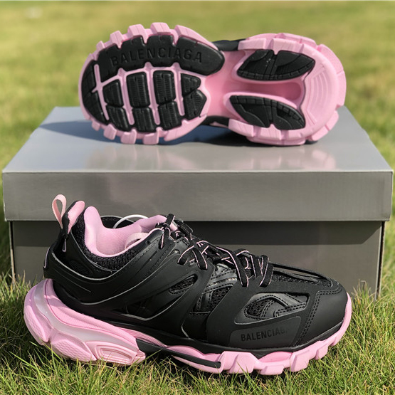 Track Sneakers "Black/Pink"  - PerfectKickZ