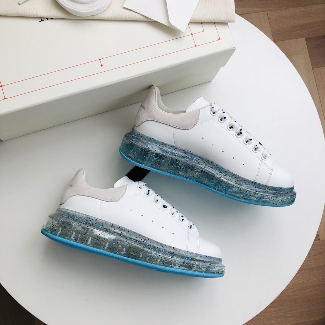 Alexander Mqueen Air Platform Leather Sneakers - PerfectKickZ