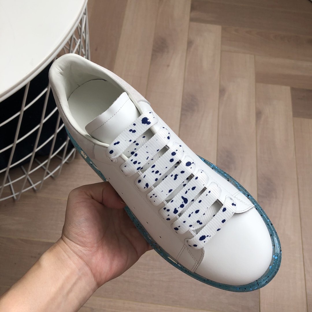 Alexander Mqueen Air Platform Leather Sneakers - PerfectKickZ