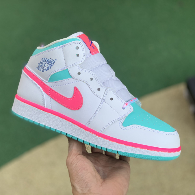 Jordan  Air 1 Mid Digital Pink 555112-102 - PerfectKickZ