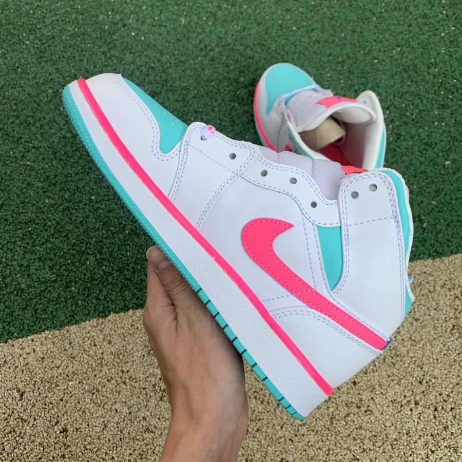 Jordan  Air 1 Mid Digital Pink 555112-102 - PerfectKickZ