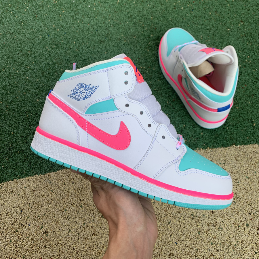Jordan  Air 1 Mid Digital Pink 555112-102 - PerfectKickZ