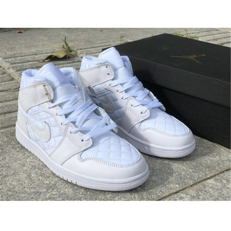 Jordan Air 1 Mid White Quilted DB6078-100 - 