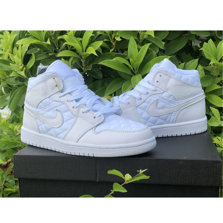 Jordan Air 1 Mid White Quilted DB6078-100 - 