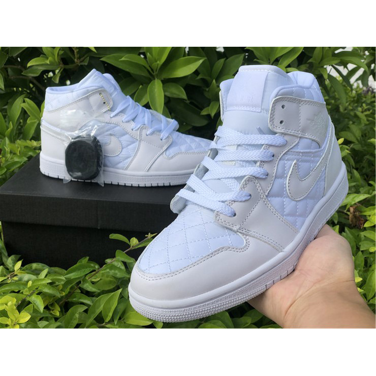 Jordan Air 1 Mid White Quilted DB6078-100 - 