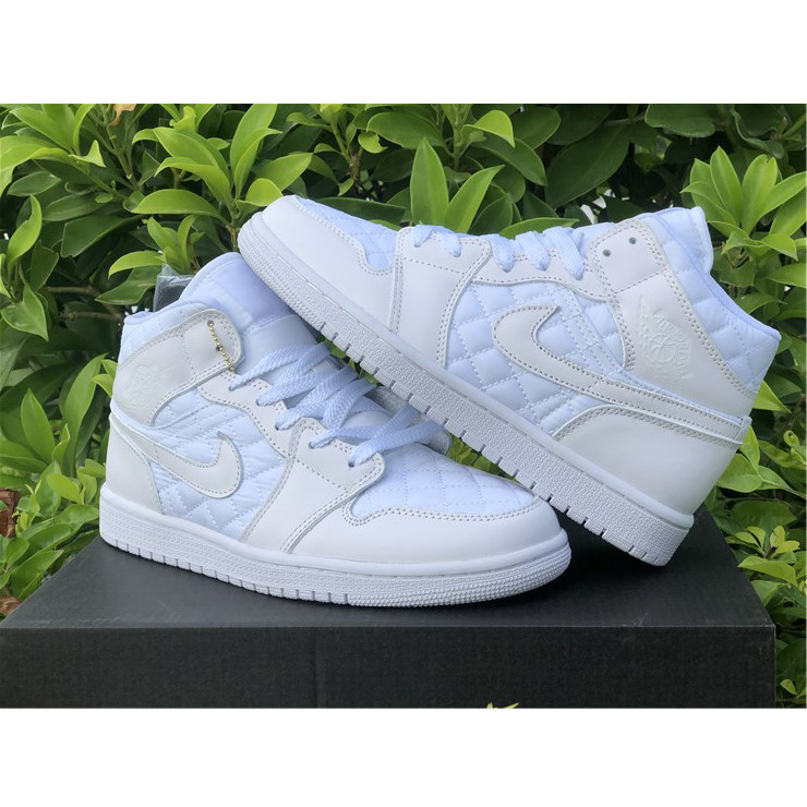 Jordan Air 1 Mid White Quilted DB6078-100 - 