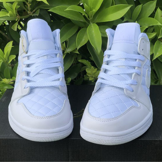 Jordan Air 1 Mid White Quilted DB6078-100 - 