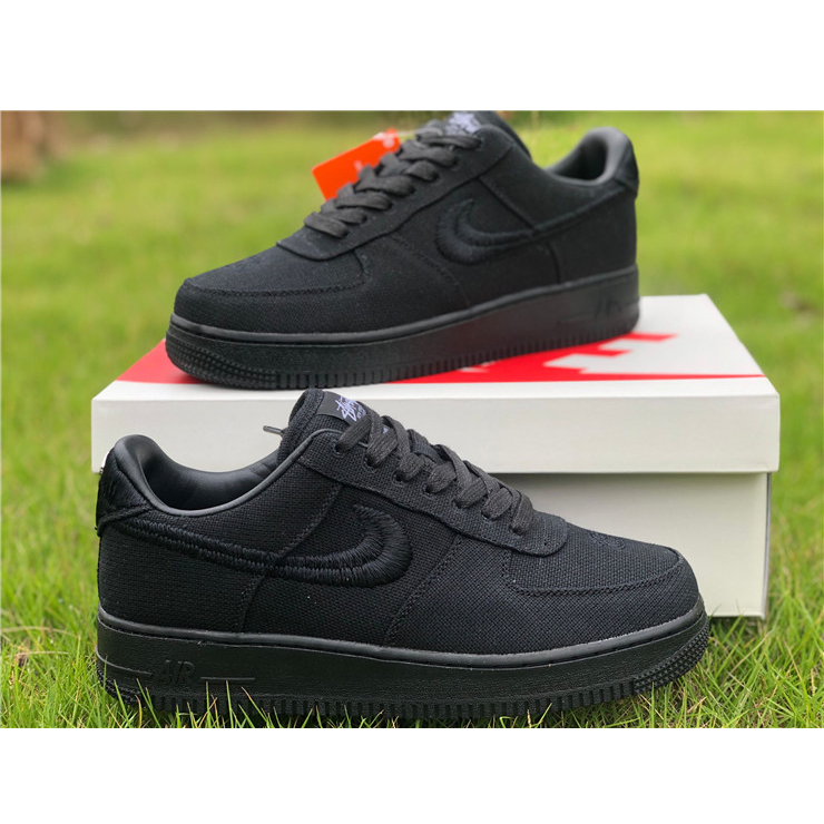 Stussy X Nike Air Force 1 Low "Fossil Stone" - PerfectKickZ