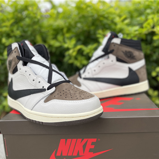 Jordan Travis Scott Air 1 Mocha CD4487-100 - PerfectKickZ