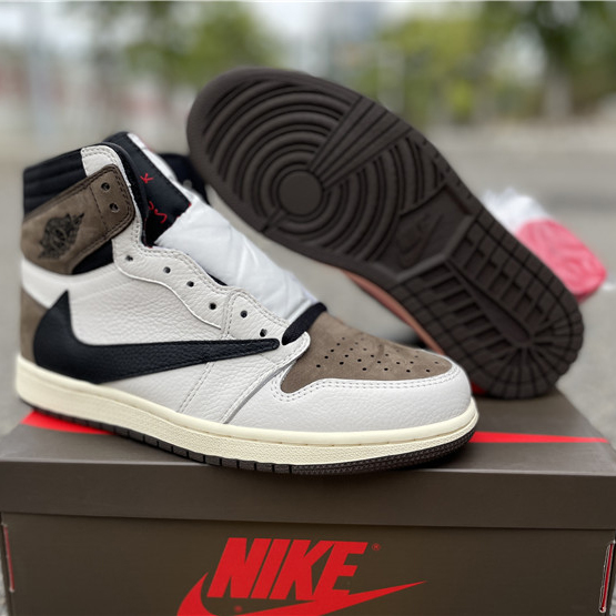 Jordan Travis Scott Air 1 Mocha CD4487-100 - PerfectKickZ