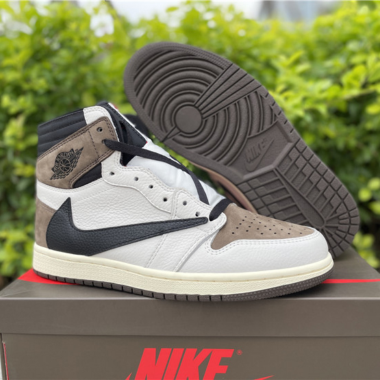 Jordan Travis Scott Air 1 Mocha CD4487-100 - PerfectKickZ