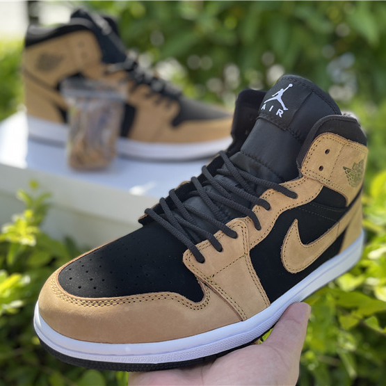 Jordan Air 1 Mid Wheat DB5453-700 - PerfectKickZ