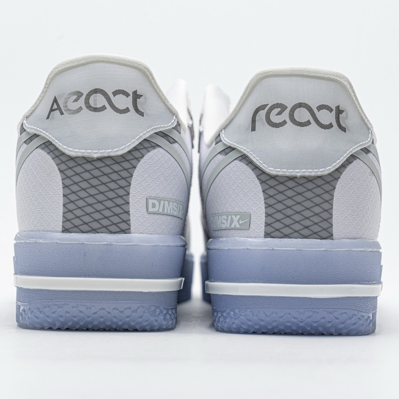 Nike Air Force 1 React White Ice CQ8879-100  - PerfectKickZ