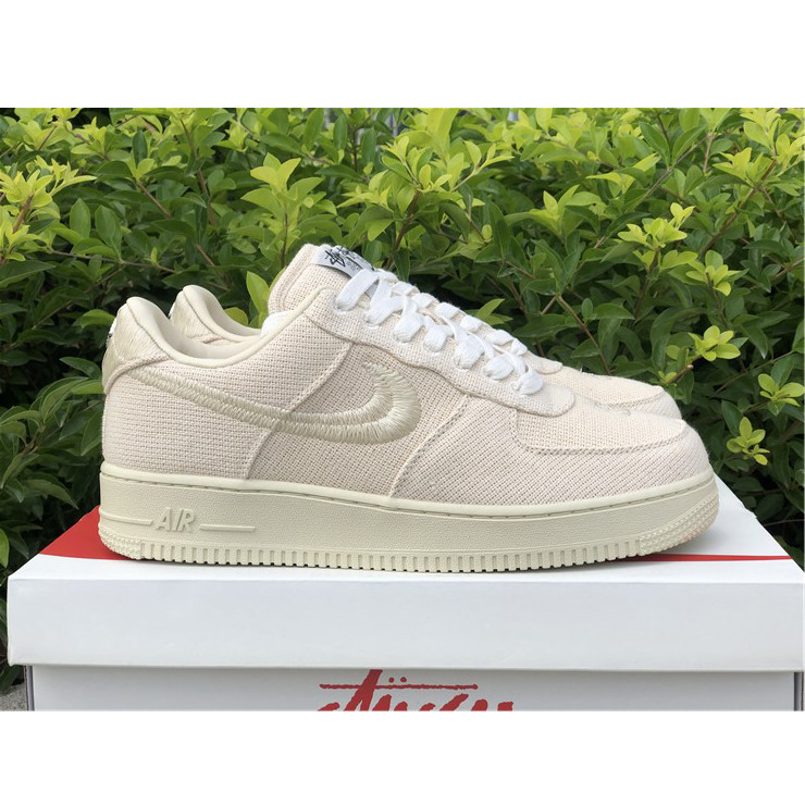 Stussy X Nike Air Force 1 Low Beige - PerfectKickZ