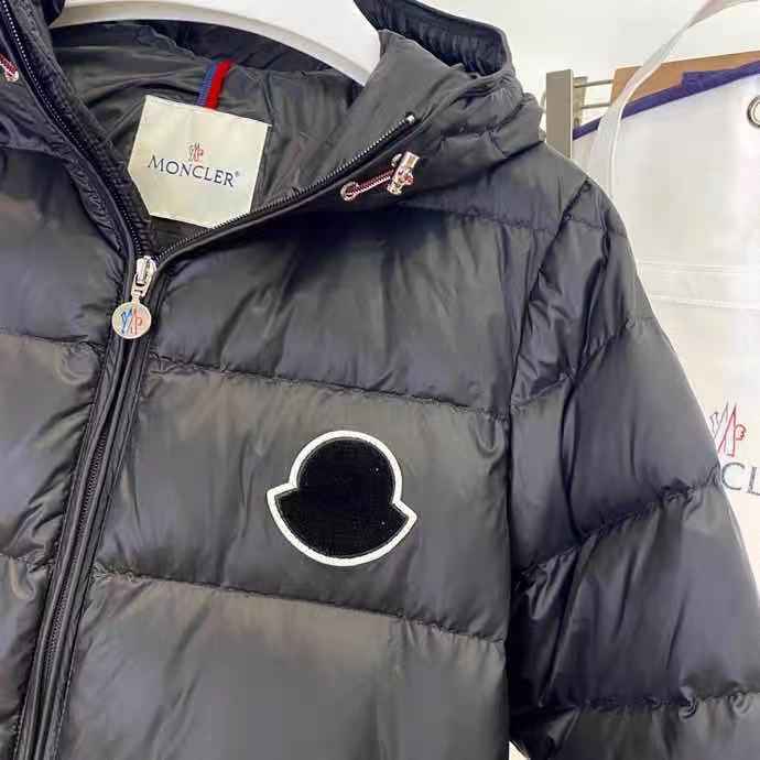 Moncler Logo Print Down Jacket  - PerfectKickZ