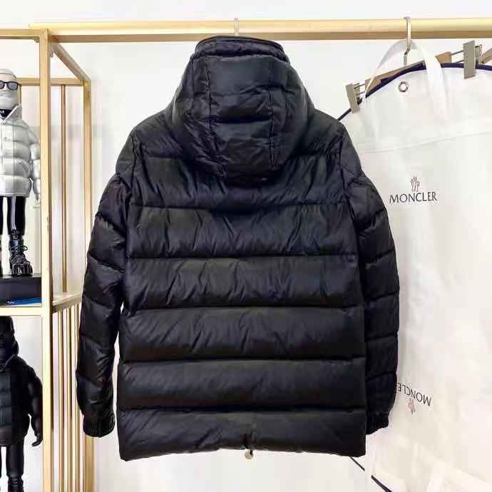 Moncler Logo Print Down Jacket  - PerfectKickZ