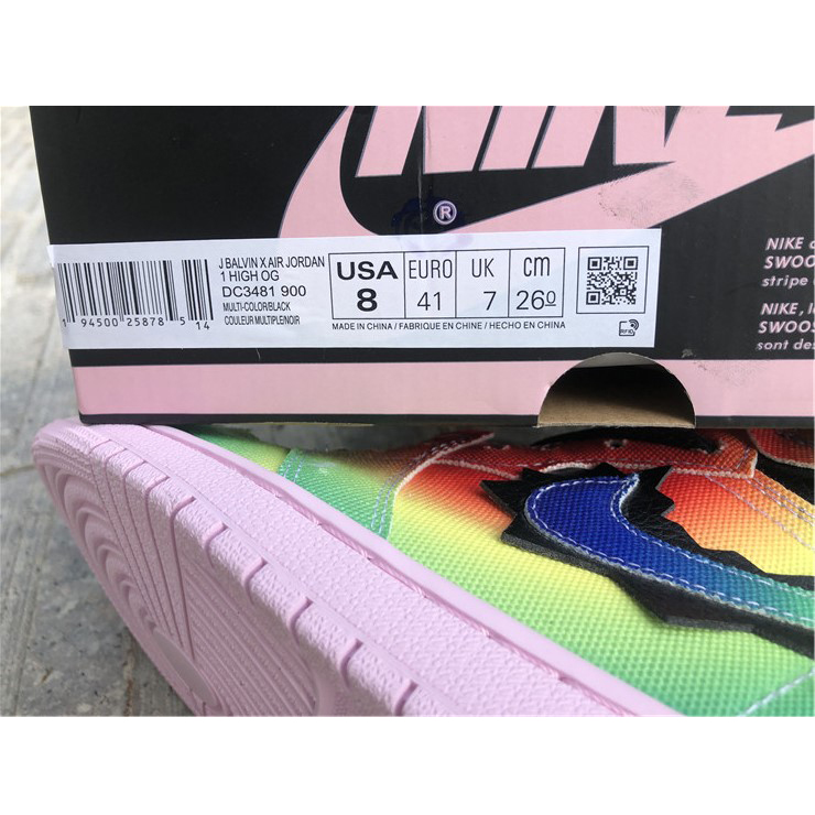 Jordan J Balvin Air 1 High OG Sneaker - PerfectKickZ