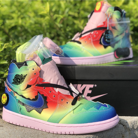 Jordan J Balvin Air 1 High OG Sneaker - PerfectKickZ