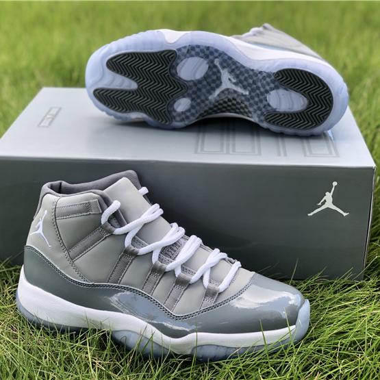 Jordan Air 11 Retro “Cool Grey” Sneakers  378037-001 - PerfectKickZ