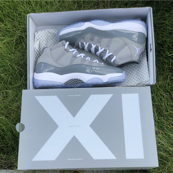 Jordan Air 11 Retro “Cool Grey” Sneakers  378037-001 - PerfectKickZ