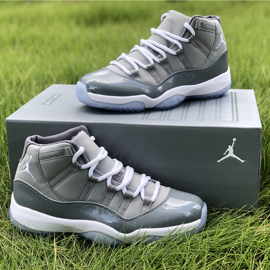Jordan Air 11 Retro “Cool Grey” Sneakers  378037-001 - PerfectKickZ