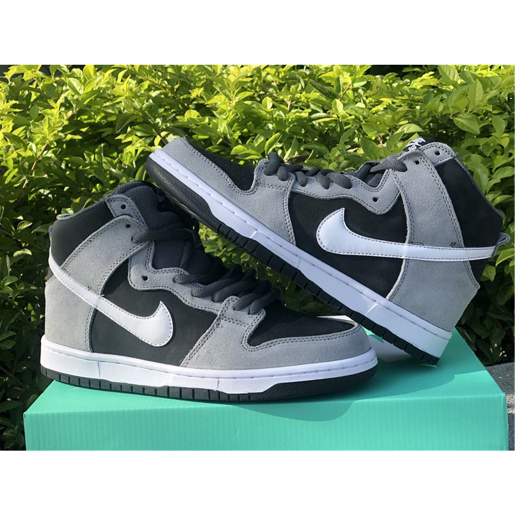 Nike SB Dunk High Pro Dark Grey Black White 854851-010 - PerfectKickZ