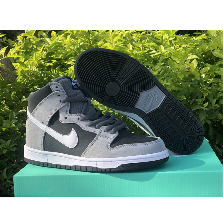 Nike SB Dunk High Pro Dark Grey Black White 854851-010 - PerfectKickZ