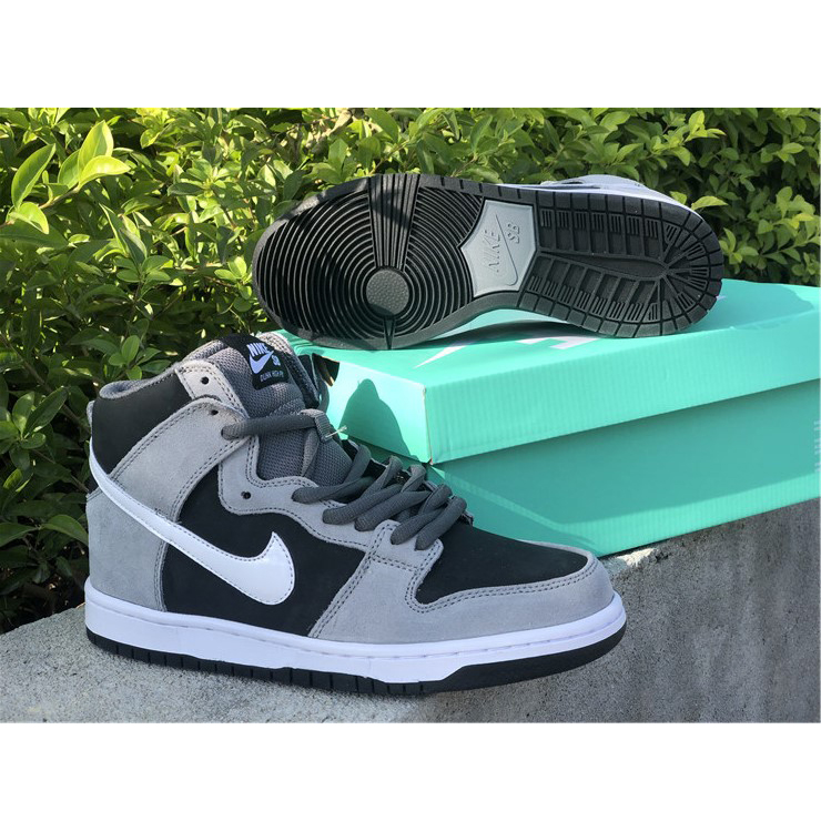 Nike SB Dunk High Pro Dark Grey Black White 854851-010 - PerfectKickZ