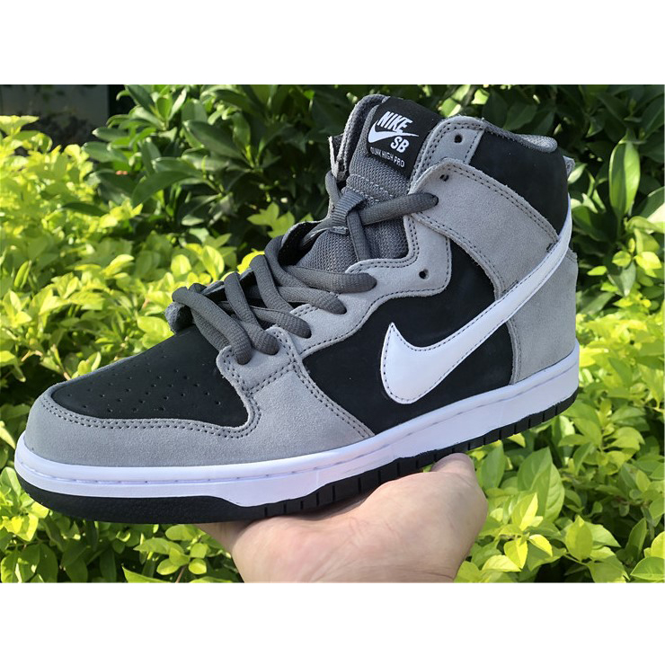Nike SB Dunk High Pro Dark Grey Black White 854851-010 - PerfectKickZ
